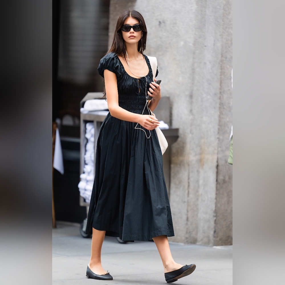 NWOT Doen Quinn Black Dress